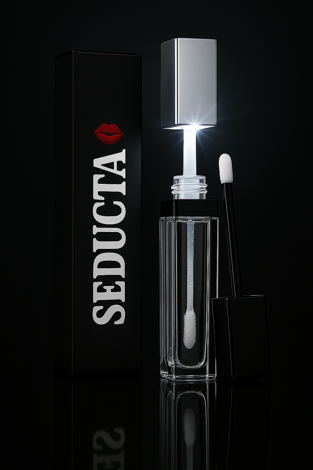 Gloss Haute Définition avec Lumière & Miroir 😍 (Transparent)
